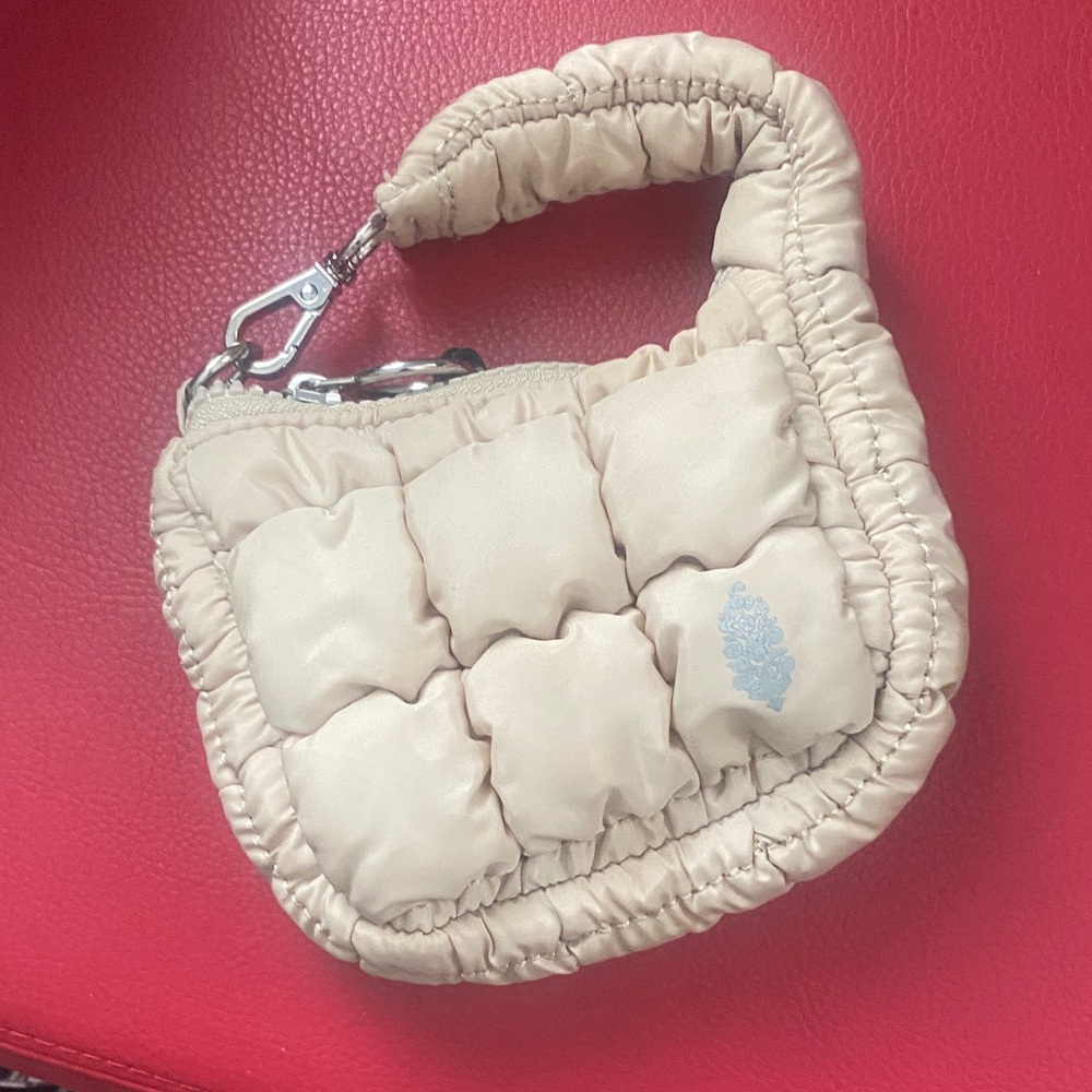 FP Movement by Free People Beige Quilted Mini Bag